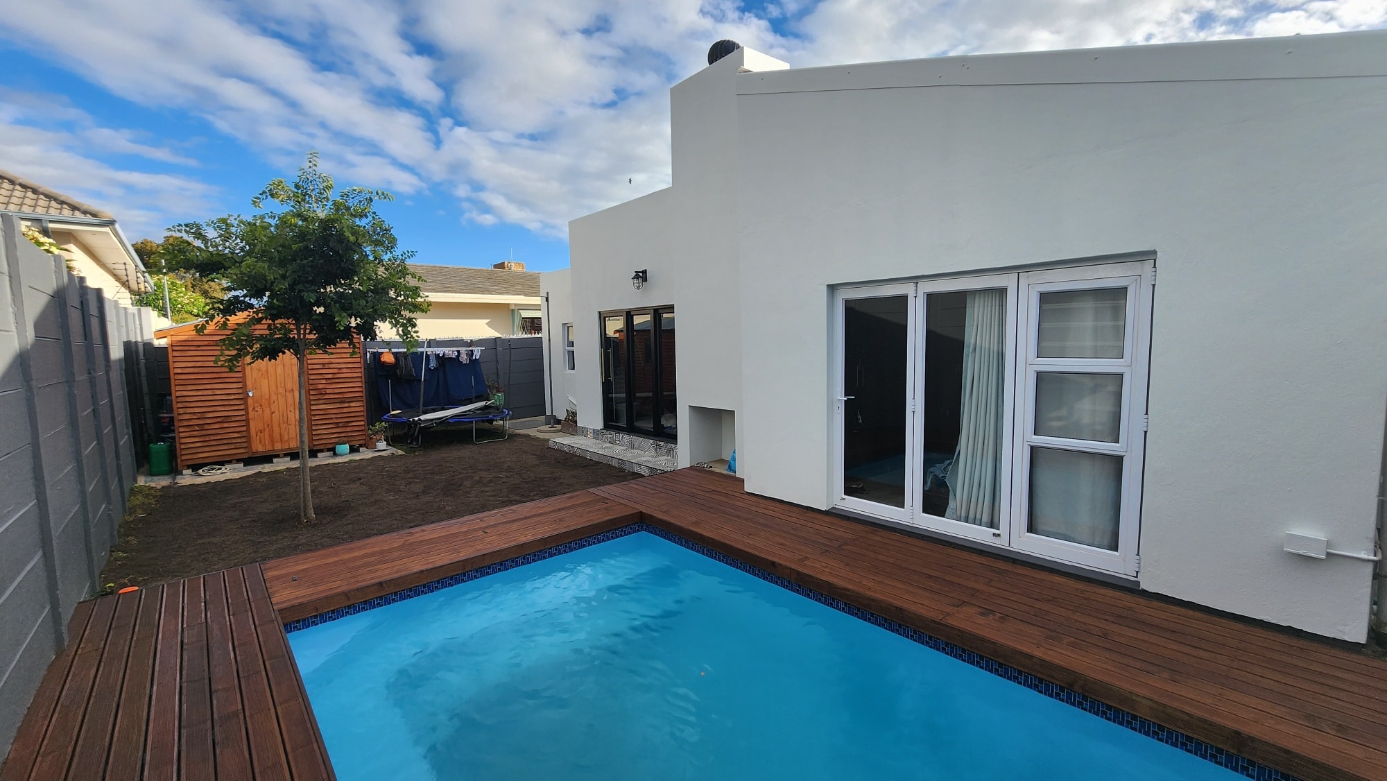 Residential construction project in Strand, Western Cape